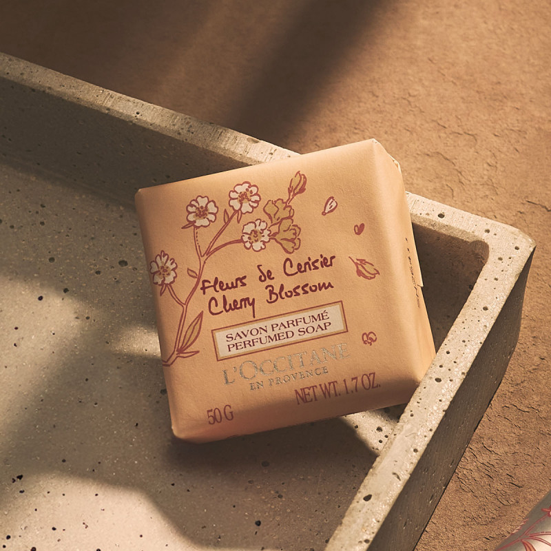 Мыло Вишневый Цвет 50 г, твердое