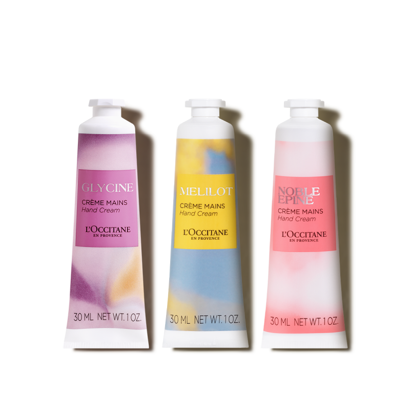 ТРИО КРЕМОВ ДЛЯ РУК: НЕЗАБВЕННЫЕ ЦВЕТЫ