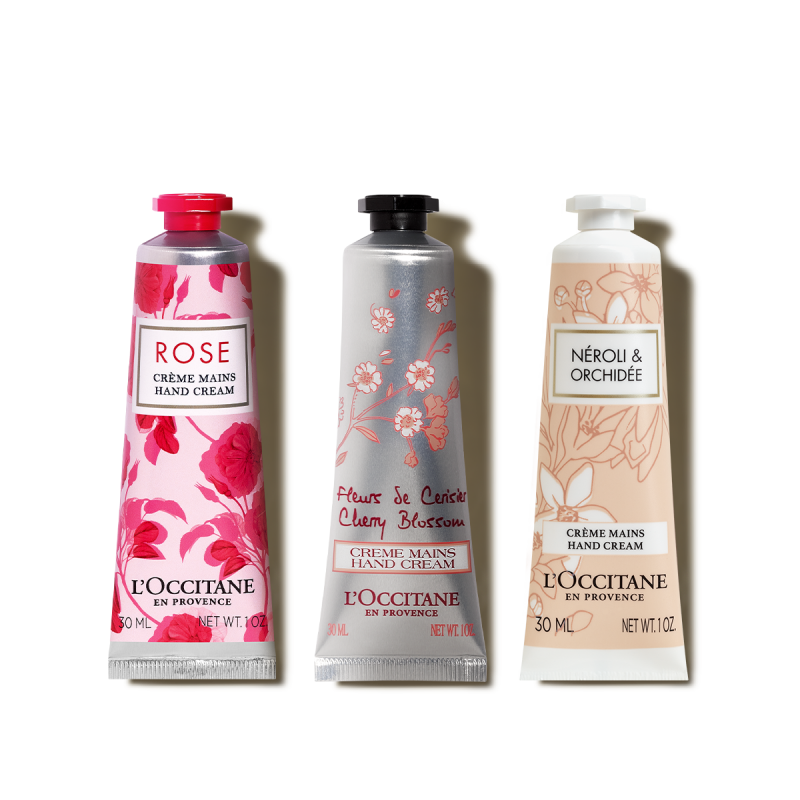 ТРИО КРЕМОВ ДЛЯ РУК: ЦВЕТОЧНЫЙ КРАЙ