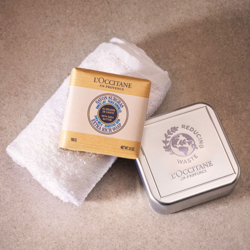 Мыло Молоко-Карите 100 г, твердое